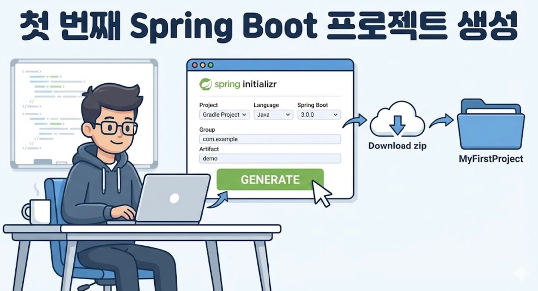 첫 번째 Spring Boot 프로젝트 생성